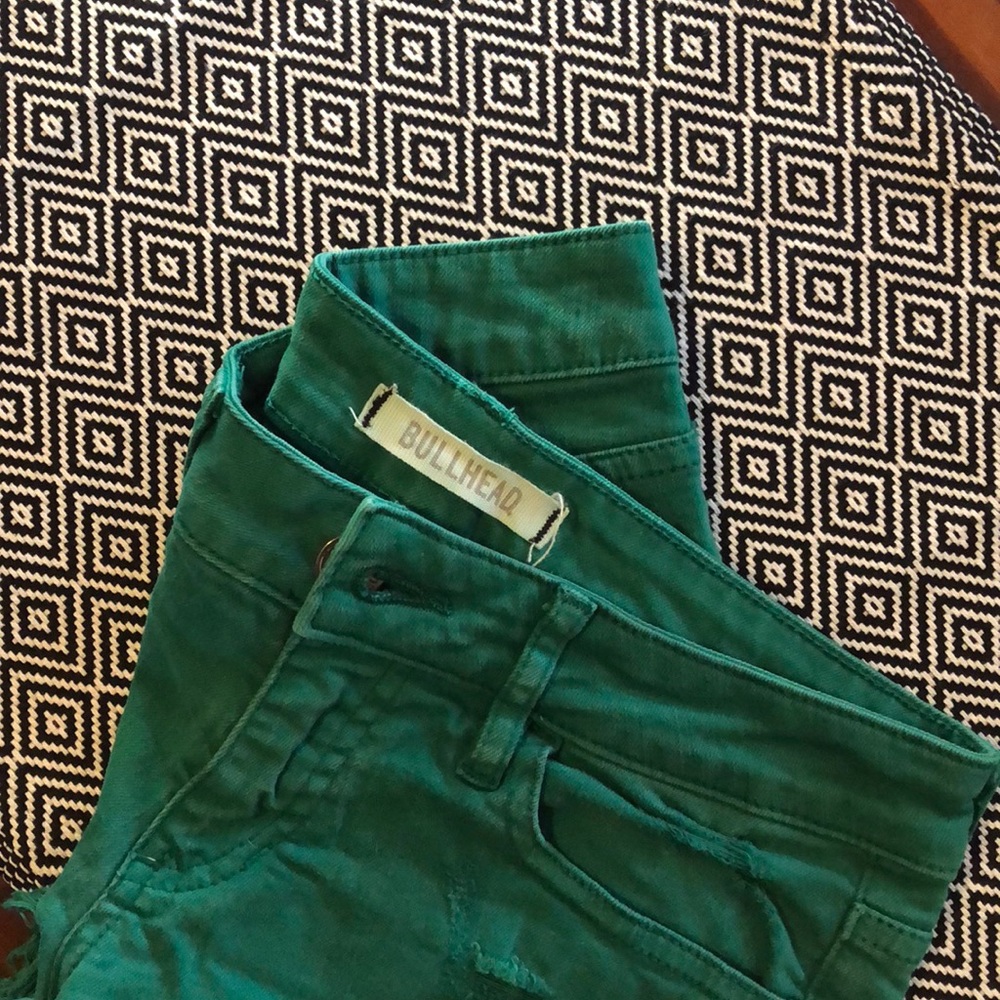 NWOT green Bullhead shorts